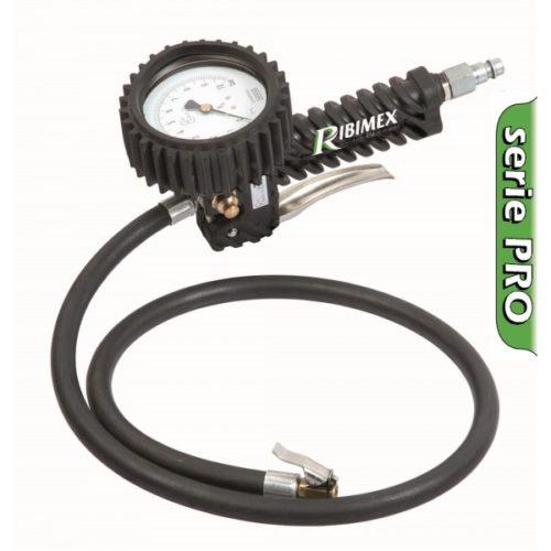 Pistolet De Gonflage Ribimex Avec Manomètre – 0 à 10 Bars – Pour Compresseur